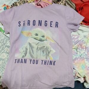 Star Wars Purple Short Sleeve Tee Graphic Comfort